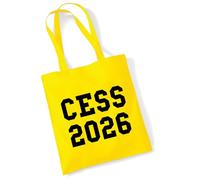 Huuraa sac en coton CESS 2027 Sac cadeau en tissu jaune 10 litres en coton CESS 2027 souvenir
