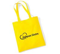 Huuraa sac en coton Najlepsza Siostra Sac cadeau en tissu jaune 10 litres en coton Najlepsza Siostra souvenir