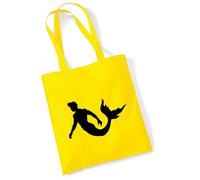 Huuraa sac en coton Triton Sac cadeau en tissu jaune 10 litres en coton Triton souvenir