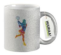 Huuraa tasse à café tennis Mug Cadeau Argent 330ml tennis Présent