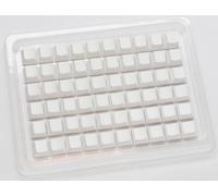 Huusuei Ducky Blank White PBT Set, Cherry-Profil - 133 Keycaps