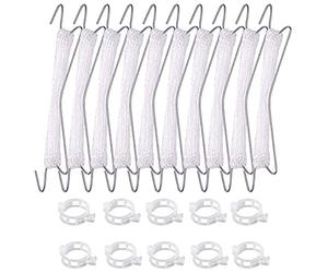 Huusuei Pack of 10 Tomato St¨¹TZE and Tomato Clips for String, Garden Plants Climbing with 33 String Tomato Clips