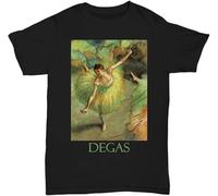 HUUXUXQ A Dancer Tilting by Edgar Degas Manches Courtes(Small)