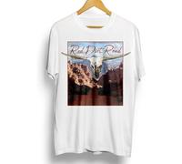 HUUXUXQ Brooks & Dunn Band Red Dirt Road Tour White T-Shirt White Manches Courtes(XX-Large)