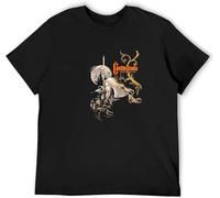 HUUXUXQ Castlevania Symphony of Night Video Game 90S T Shirt Black Manches Courtes(Large)