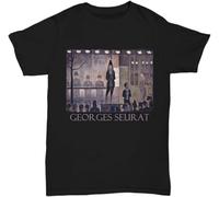 HUUXUXQ Circus Sideshow by Georges Seurat Manches Courtes(Medium)