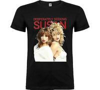 HUUXUXQ Desperately Seeking Susan Printed Tshirt Men Woman Unisex Mana 80s Movie UK Colour21 Manches Courtes(Large)