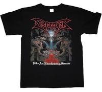 HUUXUXQ Dismember Like an Everflowing Stream Death Benediction Men T-Shirt Black Manches Courtes(Small)