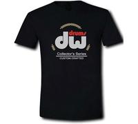 HUUXUXQ Dw Drums Collector's Series Glogo Drum Workshop ENS T Shirt Black Manches Courtes(Medium)