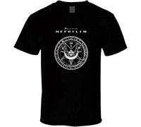 HUUXUXQ Fields of The Nephilim Go Shirt Black White Tshirt Mens Manches Courtes(XX-Large)