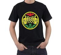 HUUXUXQ Kamen Rider Super Symbol Men T-Shirt Short Sleeve Black Manches Courtes(X-Large)