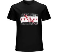 HUUXUXQ Men's Round Neck T-Shirt Cm Punk Best in The World T-Shirt Graphic Unisex Top Shirt Button Closure Manches Courtes(X-Large)