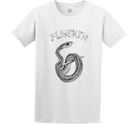 HUUXUXQ Men's Summer T-Shirt Inspired by Escape from New York - Plissken Snake Movie Cool and Breathable White Manches Courtes(Large)
