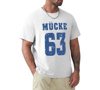 HUUXUXQ Men's T-Shirt Feel Soft Mücke 63 Bulldozer Movie American Football Carefully Designed, Every Design is Just Right White Manches Courtes(XX-Large)