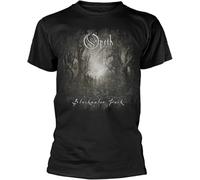 HUUXUXQ Opeth 'Blackwater Park' White Yellow Black Red Mens Women T Shirt 100% Cotton - New Manches Courtes(XX-Large)