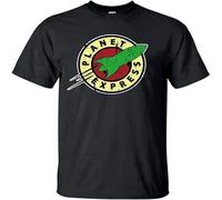 HUUXUXQ Planet Express Men T Shirt Summer Short Sleeve O-Neck T Shirts 100% CottonT-Shirt Hipster Men Tshirt Manches Courtes(X-Large)