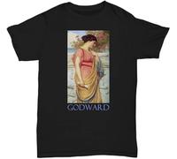 HUUXUXQ Sappho (1910) by John William Godward Manches Courtes(Medium)