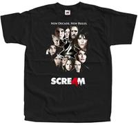 HUUXUXQ Scream V3 Behind The Scenes Slasher Horror Movie Poster T-Shirt All Colour38 Manches Courtes(XX-Large)