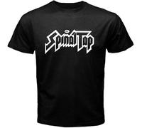 HUUXUXQ Spinal Tap Heavy Metal Band Logo Men's Black T Shirt Black Manches Courtes(XX-Large)