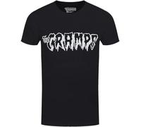 HUUXUXQ The Cramps Men's Logo T-Shirt Black Manches Courtes(X-Large)