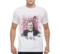 HUUXUXQ The Grand Budapest Hotel Monsieur Gustave T-Shirt Manches Courtes(Small)