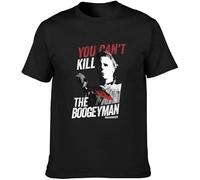 HUUXUXQ Tshir Halloween Movie You Can't Kill The Boogeyman Michael Myers Horror T Shirt Black Manches Courtes(Large)