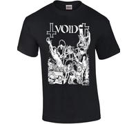 HUUXUXQ Void T Shirt by Brian Walsby. Limited to 300. PunkHardcoreDischord Black Manches Courtes(XX-Large)