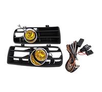 HUVNEXA 1 paire de feux antibrouillard for pare-chocs avant, grille de lampe LED avec kit de fils jaune, for Golf, MK4 1998-2004, feu antibrouillard Phare antibrouillard pour voiture