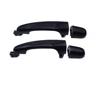 HUVNEXA 1 pièce 2 pièces 4 pièces poignées de porte extérieures avant arrière gauche droite, for Kia, Sportage 2005 2006 2007 2008 2009 2010 82651-1F000 82661-1F000 Couvercle de poignée de porte extér