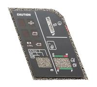 HUVNEXA 1 pièce, for Komatsu, 60 7 120/200 6 Shell Instrument Display Screen Panneau décoratif extérieur Couvercle du tableau de bord de l'excavatrice(No.4)