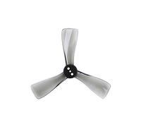 HUVNEXA 16 pièces/8 paires 2525 2,5 pouces hélice à trois pales/hélice 3 pales CW CCW FPV Drone Part Pales d'hélice de drone de remplacement(Crystal grey)