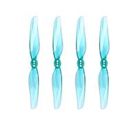 HUVNEXA 16 pièces/8 paires T4030 4 pouces hélice à 2 pales compatible 1404 moteur FPV Racing Drone Kit Pales d'hélice de drone de remplacement(Crystal blue)