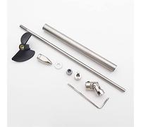 HUVNEXA 1PC 4mm arbre d'entraînement manchon d'arbre droit 38mm Kit | d'assemblage de Joint d'hélice en Nylon, for bateau de vitesse de bateau RC, for Vee Oral MONO pour Marine