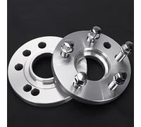 HUVNEXA 2 4 pièces 15 20mm entretoises de roue joint PCD 4x108 5x108 CB 65.1 entretoise, for Peugeot, 206 307 308 3008 407 408 508 4008 Cale d'espacement de roue de voiture(4PCS 20mm Silver)