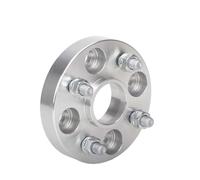 HUVNEXA 2 4 pièces PCD 4x114.3 15 20 25 30 35mm hubcentrique écrou 60.1mm 12 * 1.5 adaptateurs d'espacement de roue Cale d'espacement de roue de voiture(4PCS 15mm Silver)