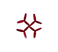 HUVNEXA 2 paires 3 x 5, hélices PC à pales RC FPV Racing Freestyle pouces cure-dents Cinewhoop pièces de drones canalisées Hélice de drone(2Pairs Red)