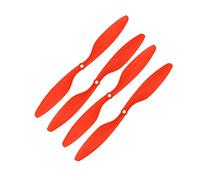 HUVNEXA 2 paires/4 pièces ABS 1045 1045r Hélice F550 F450 Le Moteur Électrique Fpv Drone RC Quadcopter 10x4.5 Pales d'hélice de drone de remplacement(Orange)