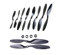 HUVNEXA 2 paires d'hélices en fibre de carbone 8045/1045/1047/1147/1238/1260/1245 for quadricoptère RC Hexacopter Multi Rotor Pales d'hélice de drone de remplacement(8045 propellers)