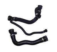 HUVNEXA 2 pièces tuyau de pompe à eau radiateur liquide refroidissement supérieur inférieur, for BMW, E60 E63 E64 545i 645Ci 2004 2005 17127519248 17127508011 Tuyau de thermostat de moteur de voiture