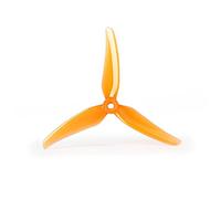 HUVNEXA 20 pièces/10 paires 5147 hélice à 3 pales CW CCW compatible F40 F60 III système de cadre course freestyle Hélice de drone(Orange)
