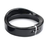 HUVNEXA 4.5" Motorcycle Headlight Trim Ring Passing Lights Fog Light | for Bezel Visor 7inch Head Light Trim Ring Cover for Harley Touring FLD