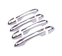 HUVNEXA 4 ensembles de couverture de marge de poignée de porte extérieure de voiture style de moulage creux, for Jeep, Cherokee 2014 2015 2016 2017 2018 2019 2020 Couvre-poignée de porte de voiture