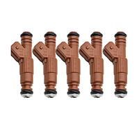 HUVNEXA 5 pièces Lot injecteur de carburant, for VOLVO, S70 C70 V70 S60 S80 XC70 XC90 2.4 8 .9 2001-2003 0280155831 0280 155 831 0 280 Injecteur de carburant
