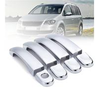 HUVNEXA 8 pièces/ensemble ABS Chrome poignée de porte couvre garniture, for VW, for Touran/Caddy/Multivan 2003 2004 2005 2006 2007 2008 2009 2010 2011 2012 2013 Couvre-poignée de porte de voiture