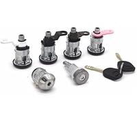 HUVNEXA 95VBB22050FG 1027009 ENSEMBLE DE SERRURES COMPLET INTERRUPTEUR D'ALLUMAGE BARIL DE CARBURANT SERRURE DE PORTE LATÉRALE COULISSANTE, for TRANSIT Loquet de verrouillage de porte de voiture