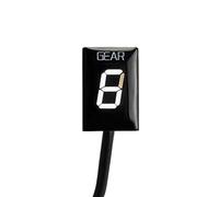 HUVNEXA Accessoires de Moto indicateur de Vitesse 1-6 Niveau Compteur de Vitesse, for YZF-R1 YZF R1 YZFR1 1998-2005 2006 2007 2008 Indicateur de Rapport de Moto(Black White)