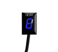 HUVNEXA Accessoires de Moto indicateur de Vitesse 1-6 Niveau Compteur de Vitesse, for YZF-R1 YZF R1 YZFR1 1998-2005 2006 2007 2008 Indicateur de Rapport de Moto(Black Blue)