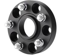HUVNEXA Adaptateur d'entretoise de roue Adaptateurs de roue entretoises Pcd 5X115 CB71.6mm, pour DODGE Challenger, pour Chrysler 300 300C Srt8, pour Kia Amanit 2(BLACK 2pcs 25mm Black)
