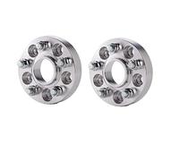 HUVNEXA Adaptateur d'entretoise de roue PCD 5x108 CB 67.1mm, 2 pièces, for Maserati, 3200GT Coupé Ghibli, for VOLVO, XC90, for Ferrari, F430 Cale d'espacement de roue de voiture(Silver spacer 20mm)