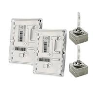 HUVNEXA Allumeur de Ballast au xénon 4 Broches 12V, A4 S4 D1S D2S D2R OEM 89035113 3D0907391B 63126938561 3D090 LAD5GL Ballast de Phare au xénon(2pcs-ballast-D1S)